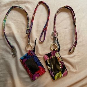 Vera Bradley key chain and ID holder